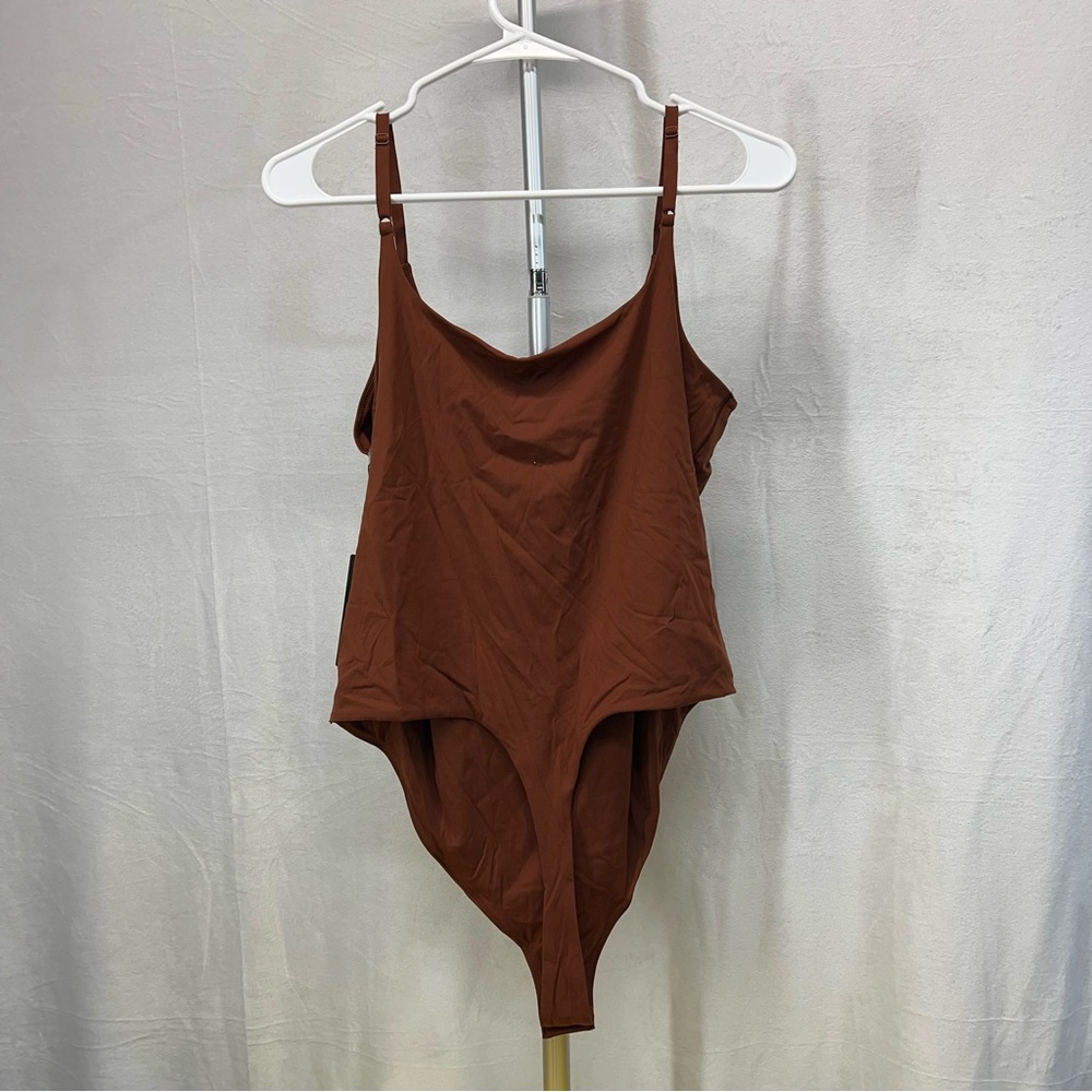 Calia Inspire Red Brown Women's Lite Cami Bodysuit xxl - Picture 6 of 6